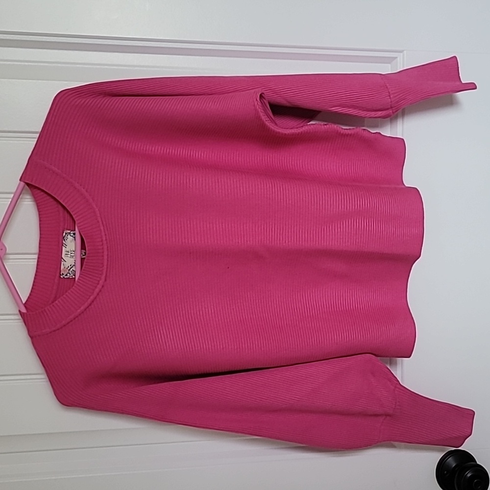 Pink Rose Sweater - Picture 1 of 3